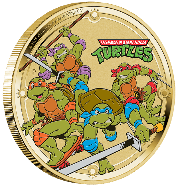 2025 $1 Teenage Mutant Ninja Turtles Collector Coin