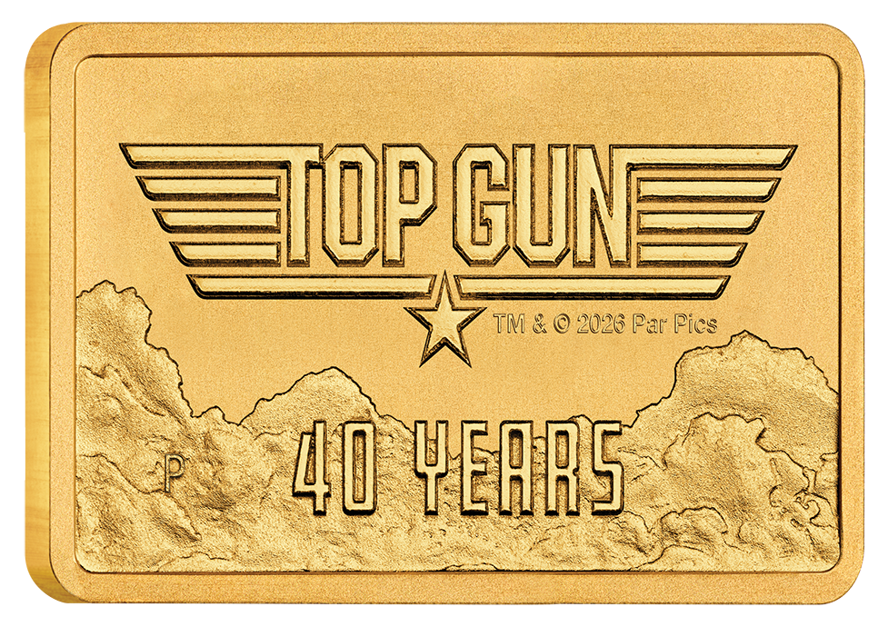 2026 $3 40 Years of Top Gun - 1g Pure Gold Coin