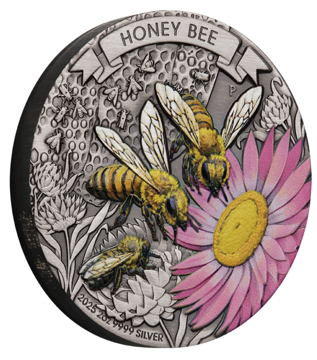 2025 $2 Honey Bee - Pure Silver Coin