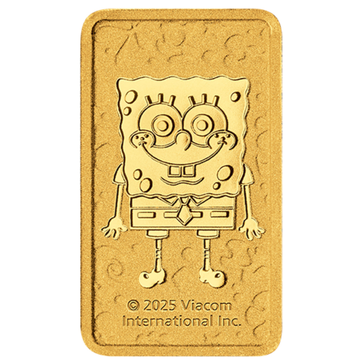 SpongeBob SquarePants 1g Pure Gold Bar