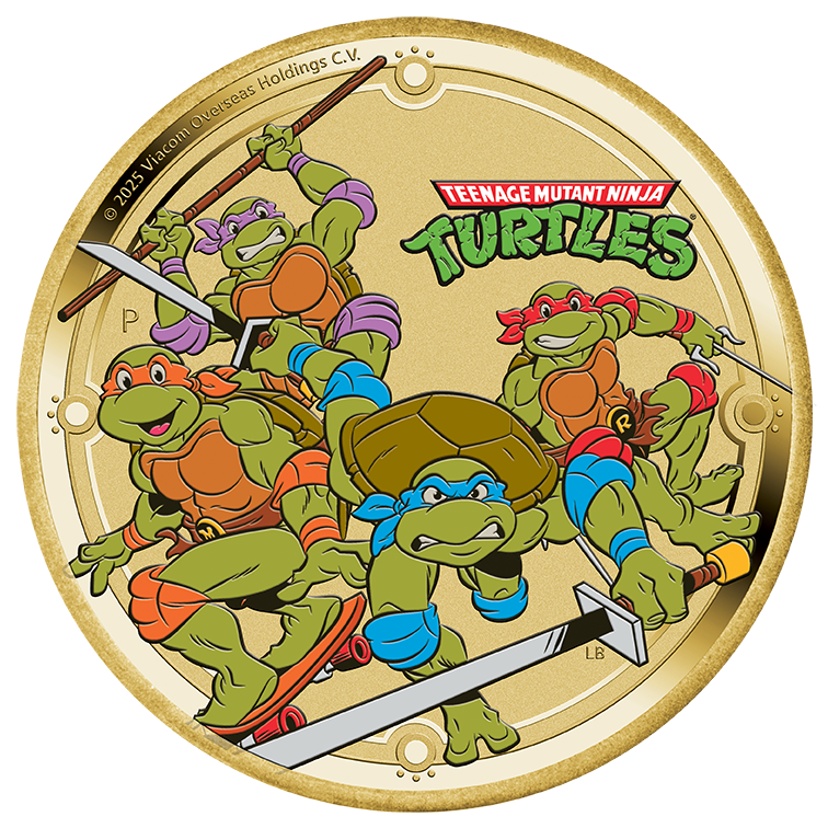 2025 $1 Teenage Mutant Ninja Turtles Collector Coin 2025 $1 Teenage Mutant Ninja Turtles Collector Coin