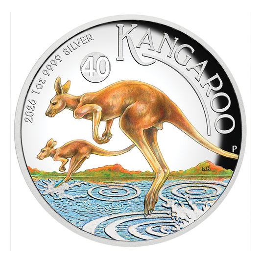 2026 $1 Australian Kangaroo - Pure Silver Coin