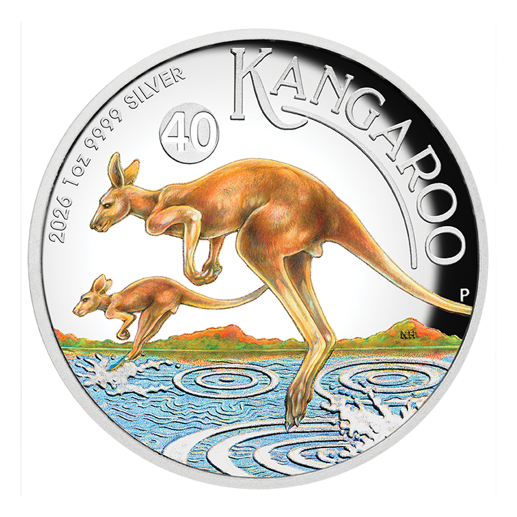 2026 $1 Australian Kangaroo - Pure Silver Coin