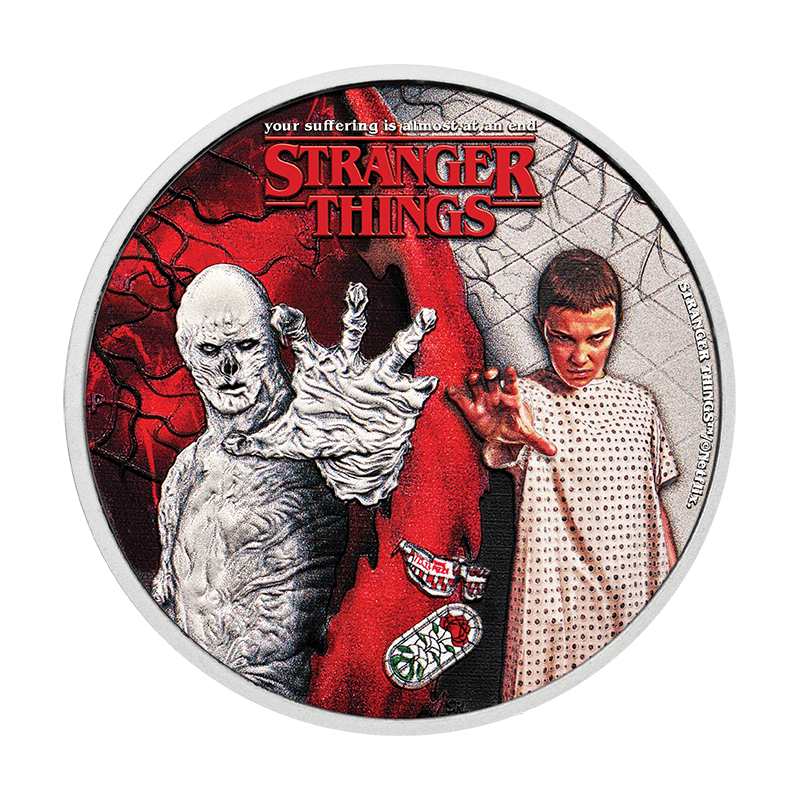 2026 50 Cents Stranger Things: Eleven & Vecna - Pure Silver Coin