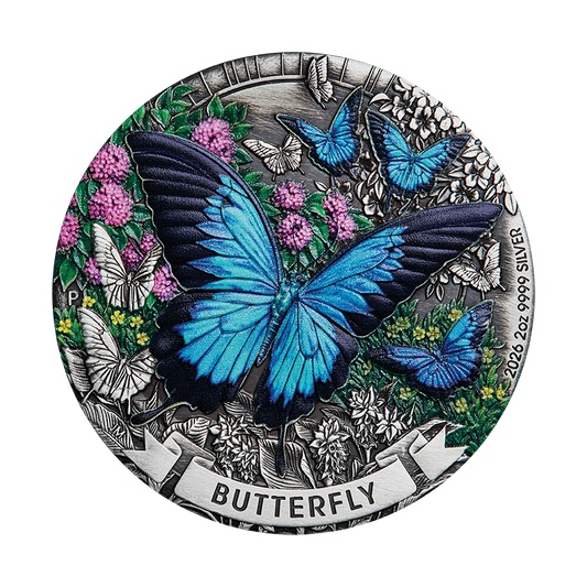 2026 $2 Butterfly - Pure Silver Coin