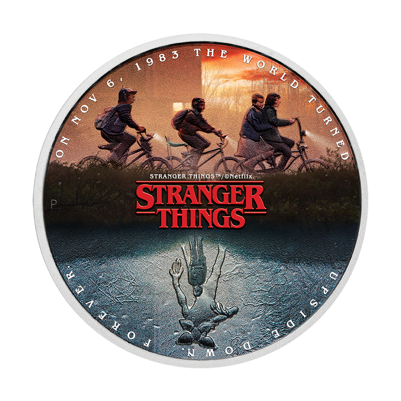 2026 $1 Stranger Things: The Upside Down - Pure Silver Coin