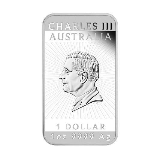 2026 $1 Dragon - Pure Rectangular Silver Coin