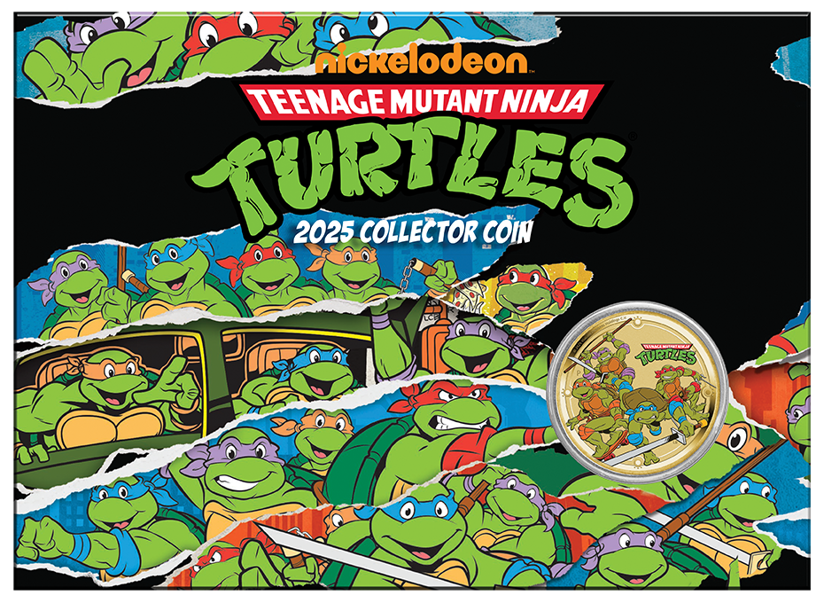 2025 $1 Teenage Mutant Ninja Turtles Collector Coin