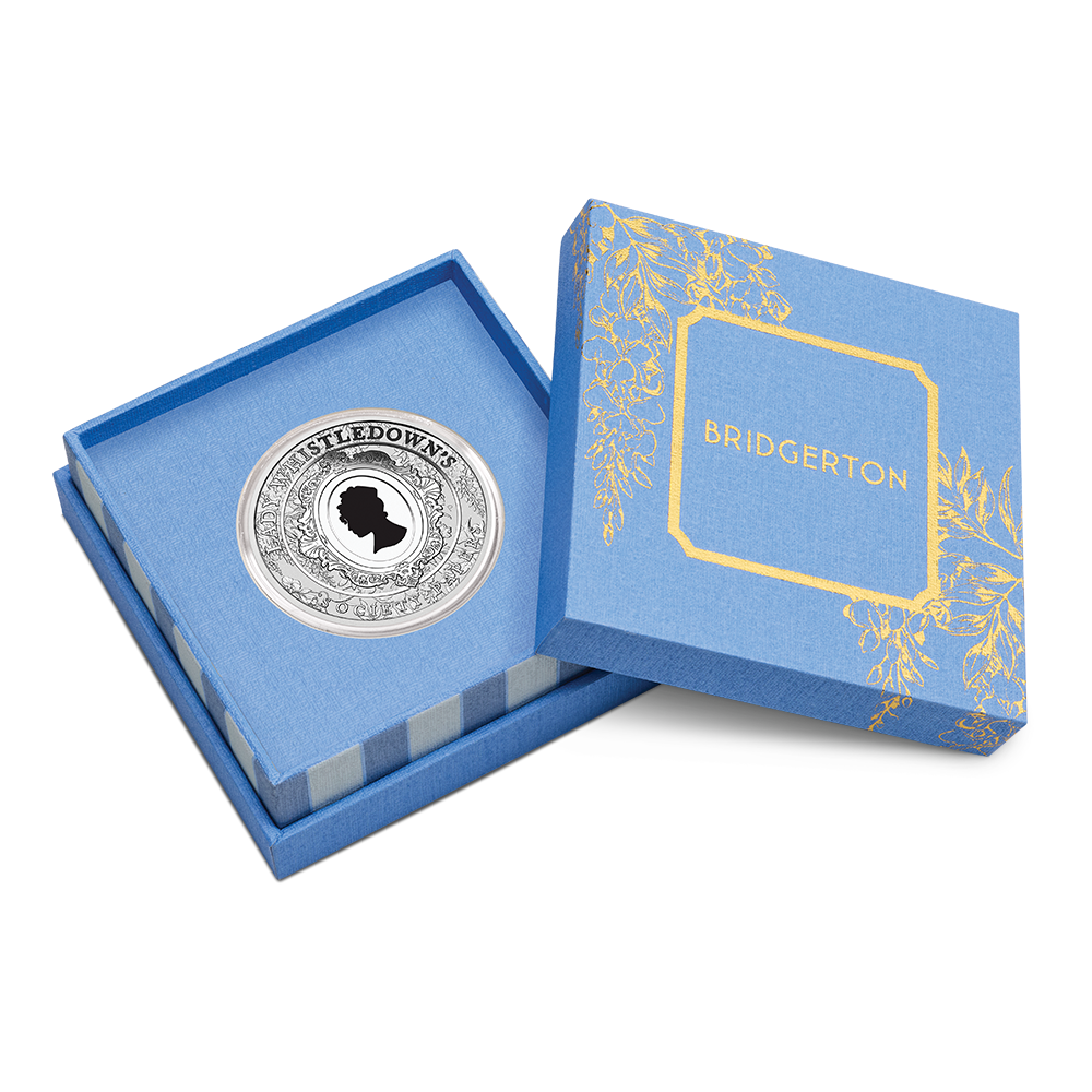 2026 $1 Bridgerton: Lady Whistledown - Pure Silver Coin