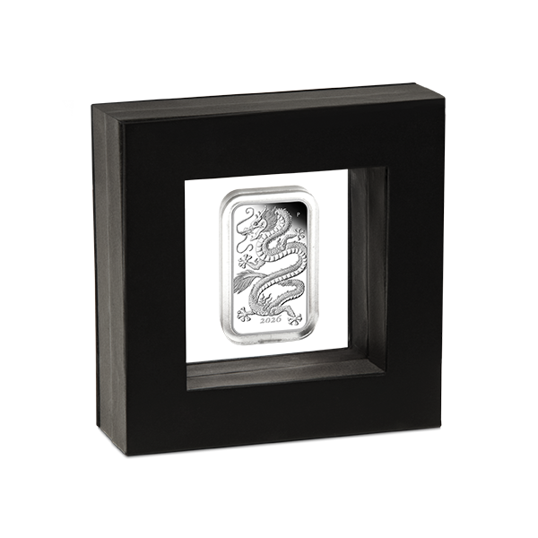 2026 $1 Dragon - Pure Rectangular Silver Coin