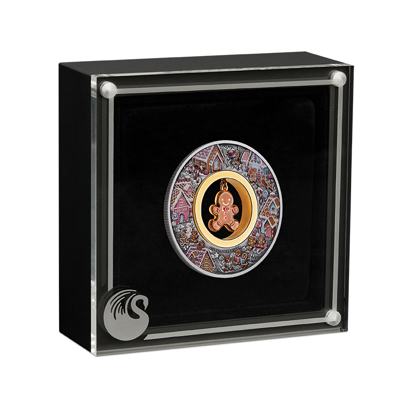 2026 $2 Gingerbread Christmas - Pure Silver Coin