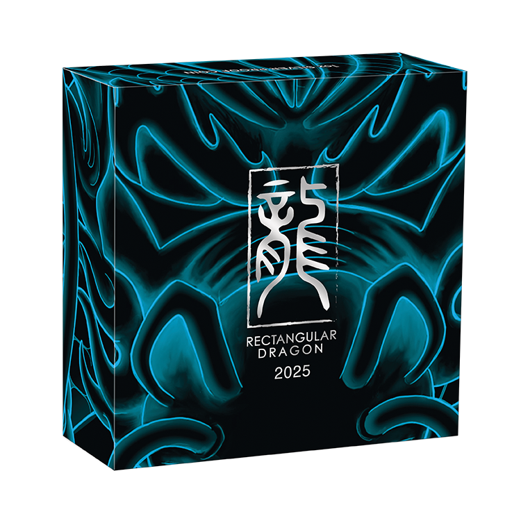 2025 $1 Dragon - Pure Rectangular Silver Coin