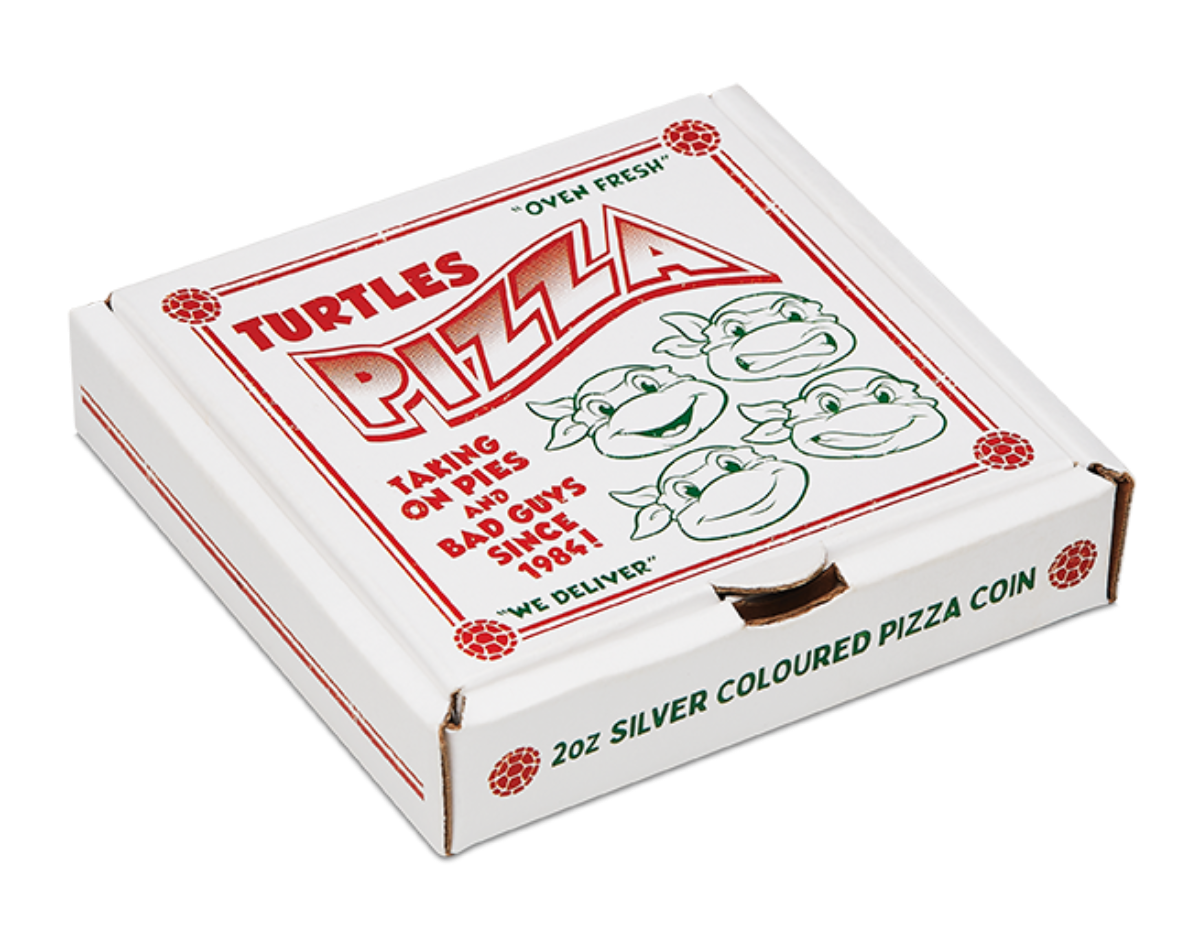 2025 $2 Teenage Mutant Ninja Turtles Pizza - Pure Silver Coin