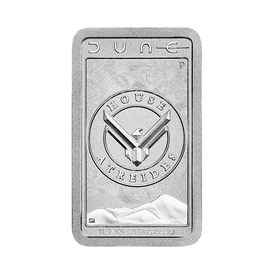 2026 Dune: House Atreides - 10g Pure Silver Bar