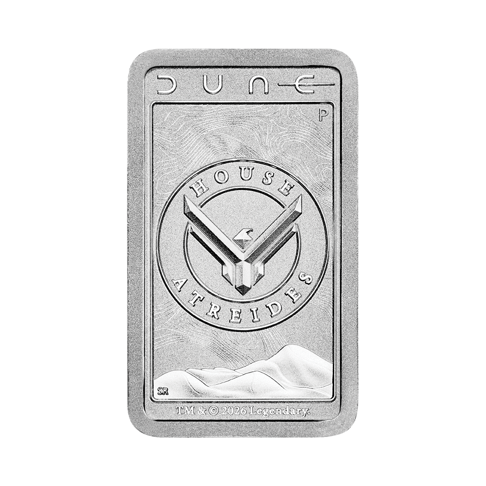 2026 Dune: House Atreides - 10g Pure Silver Bar