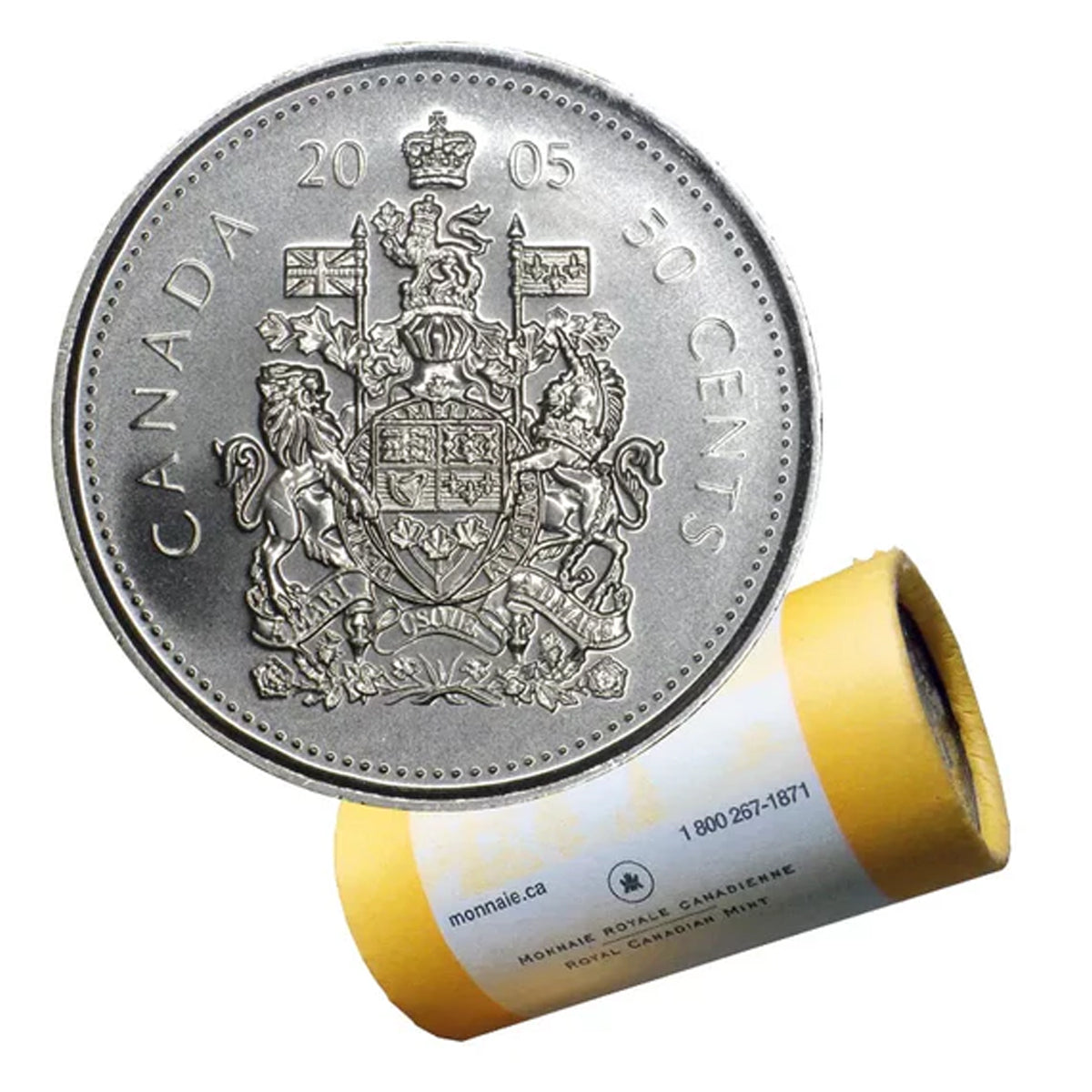 2005 50 Cent Circulation Coin Roll