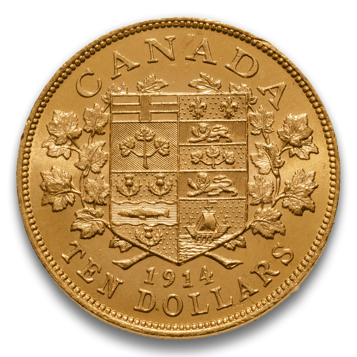 Canada $10 George V Gold Coins (Various Years)