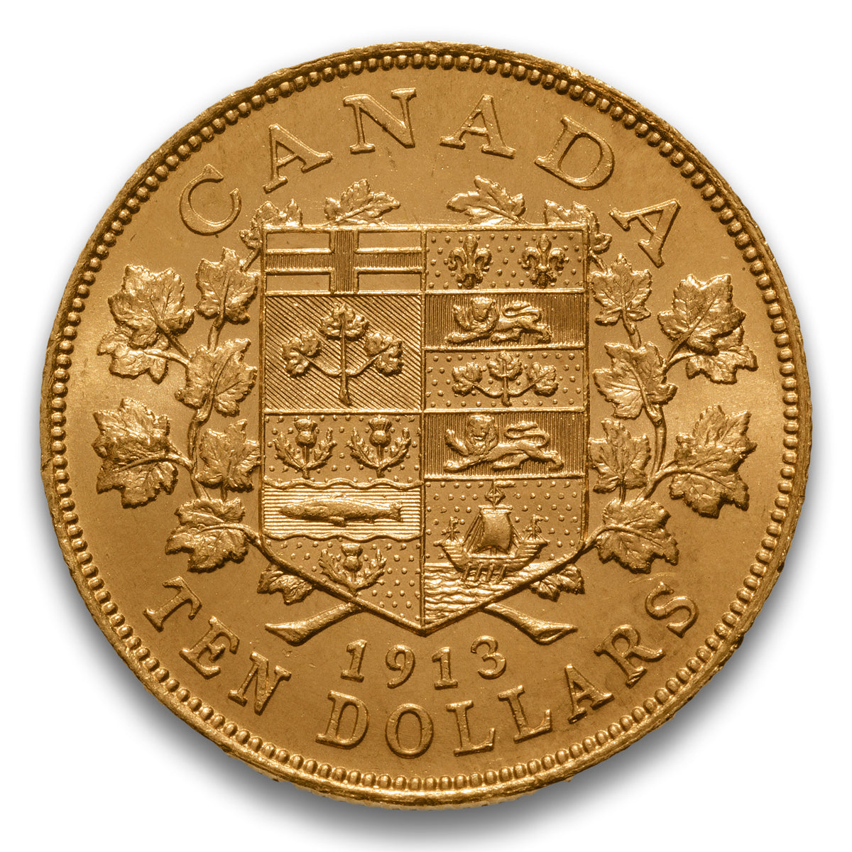 Canada $10 George V Gold Coins (Various Years)
