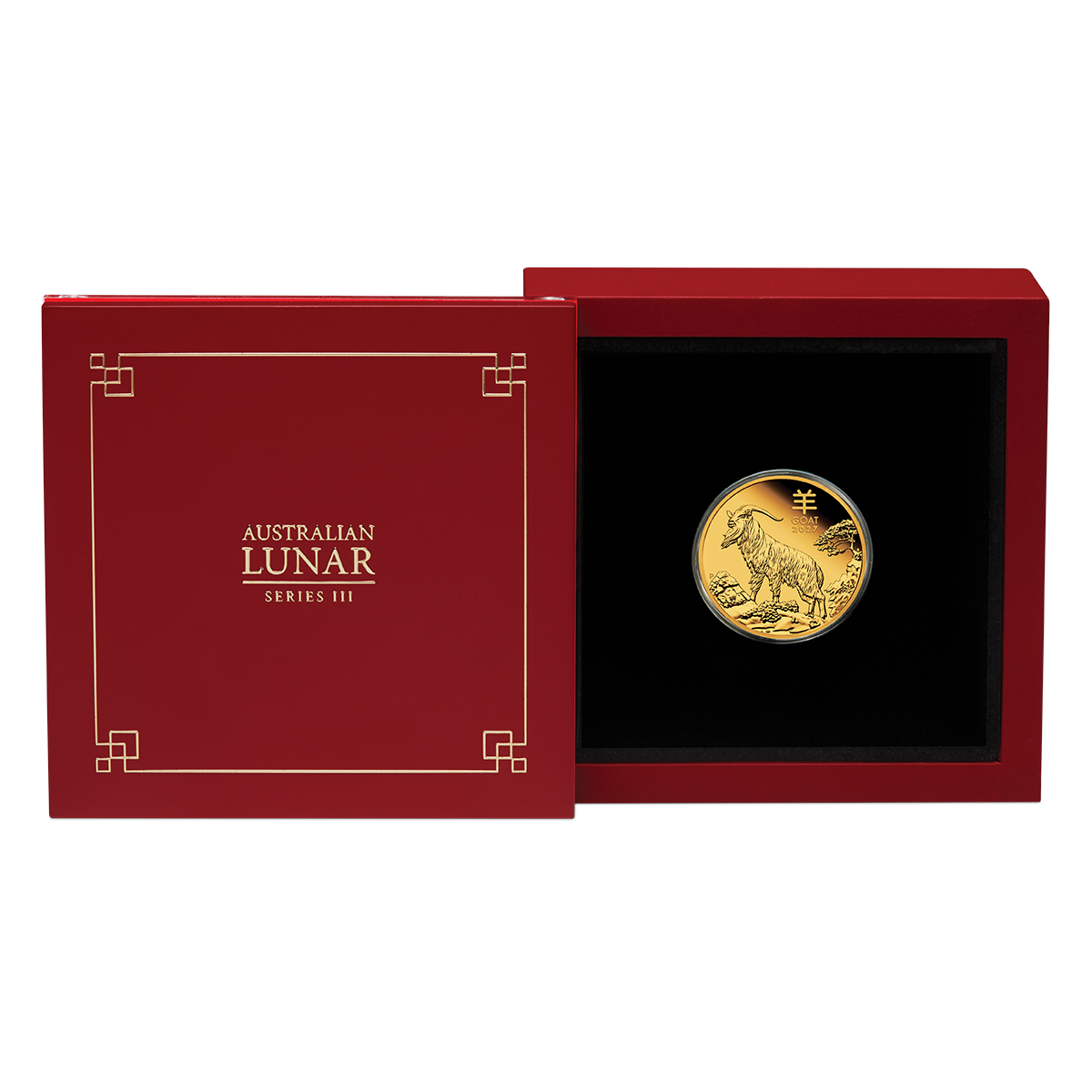 2027 $25 Australian Lunar Series: Year of the Goat - Pure Gold Coin