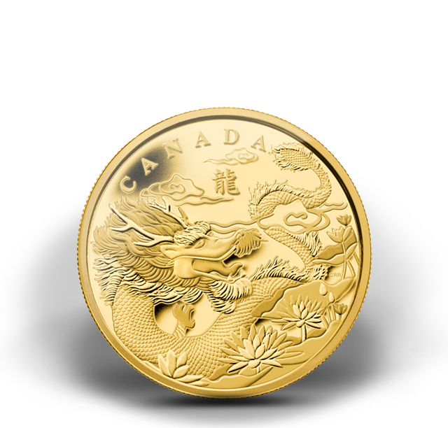 2012 The Year of the Dragon - Pure Gold Fractional Set