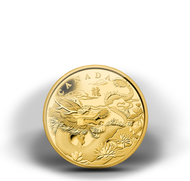 2012 The Year of the Dragon - Pure Gold Fractional Set