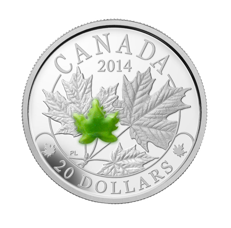 2014 $20 Majestic Maple Leaves - 3 Coin Fine Silver Set