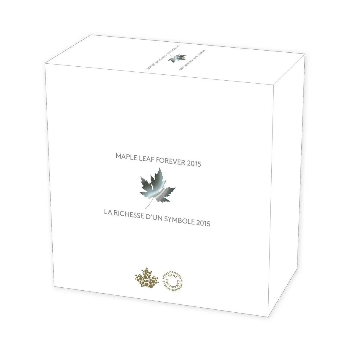 2015 $250 Maple Leaf Forever Hologram - Pure Silver Kilo Coin