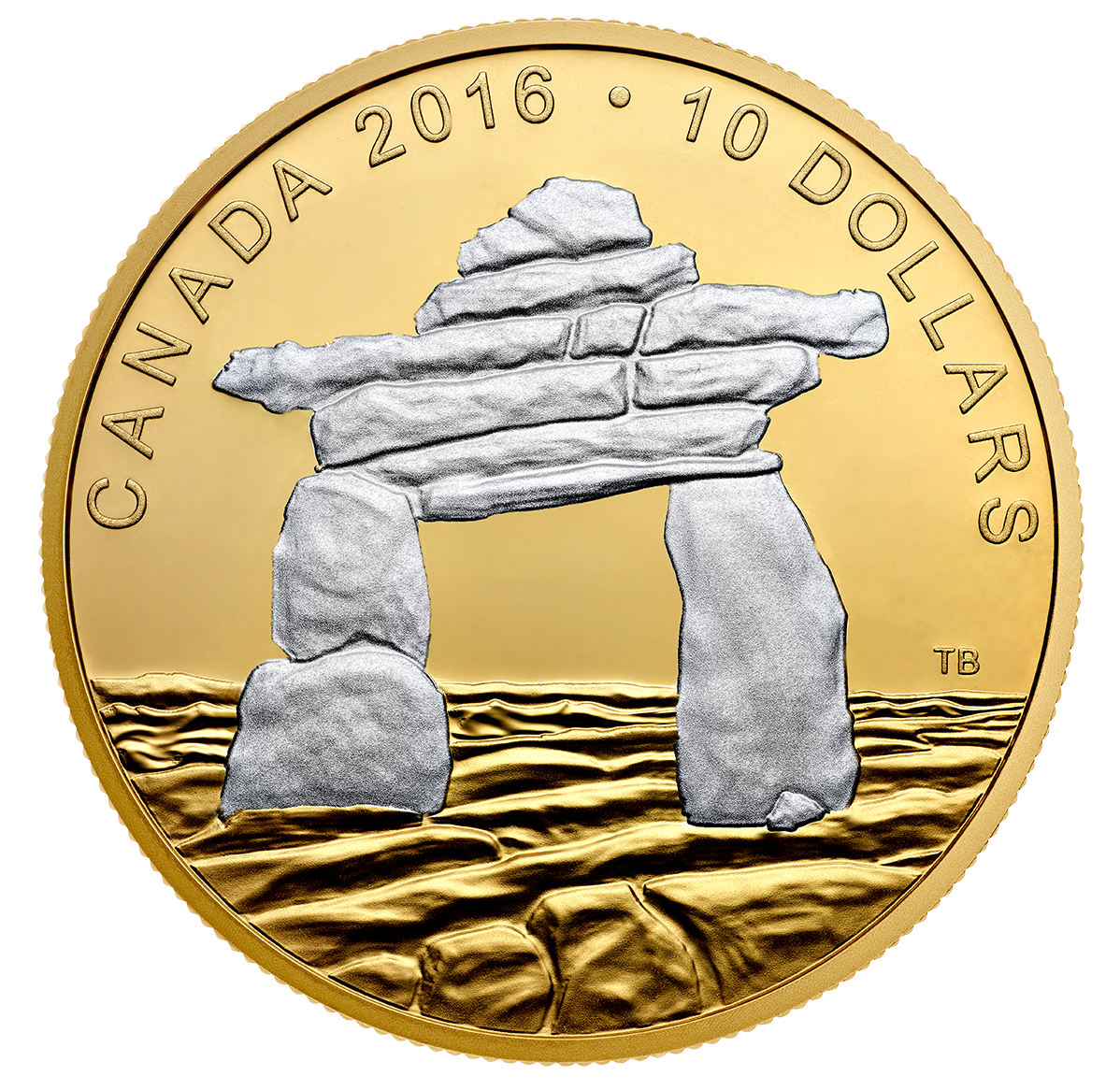 2016 $10 Iconic Canada: Inukshuk - Pure Silver Coin