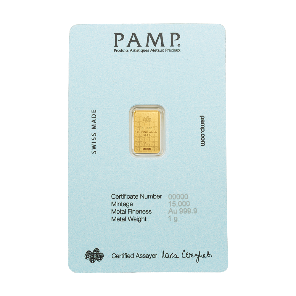 Maradona 1g Pure Gold Bar