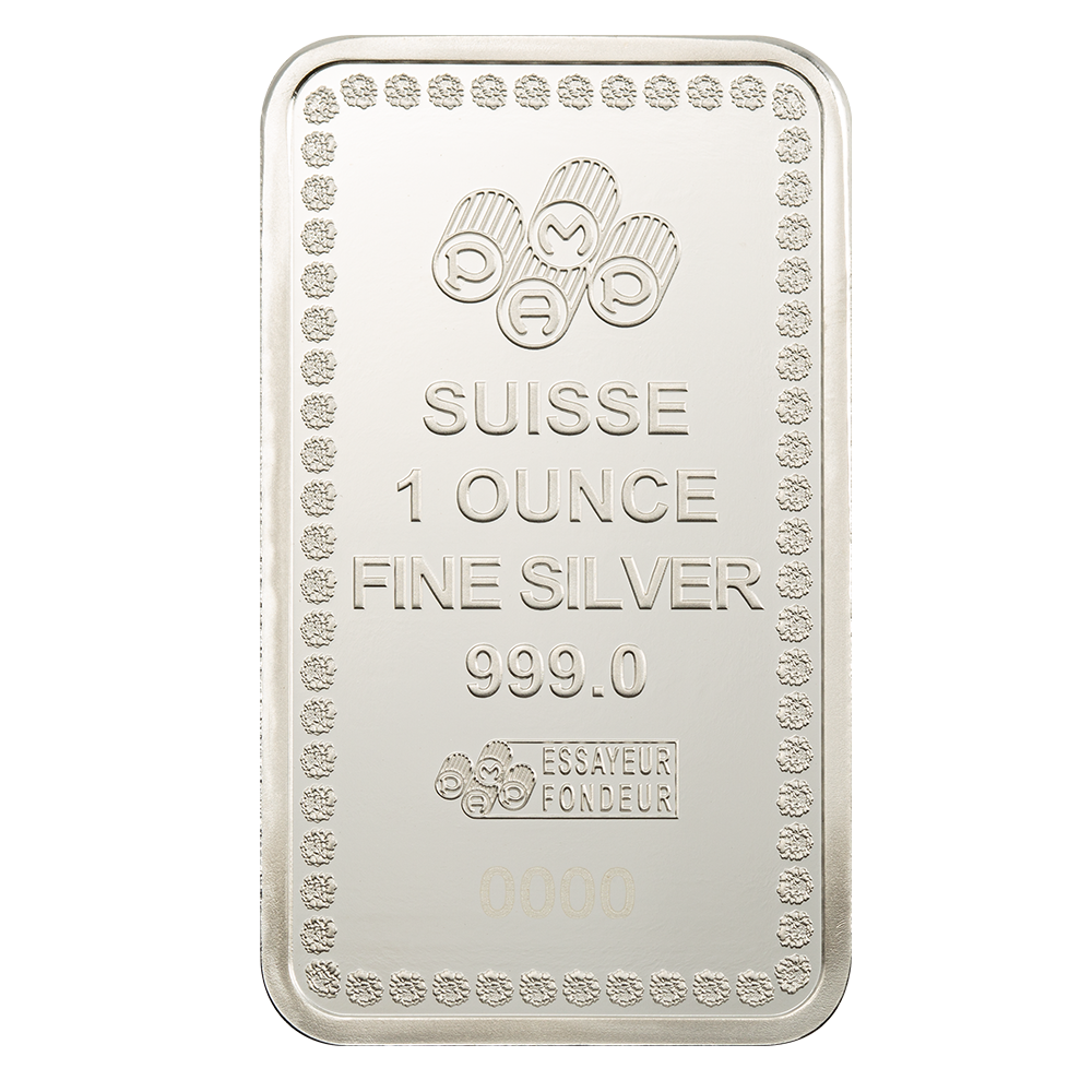 Diwali Lakshmi & Rangoli - 1 oz Pure Silver Bar