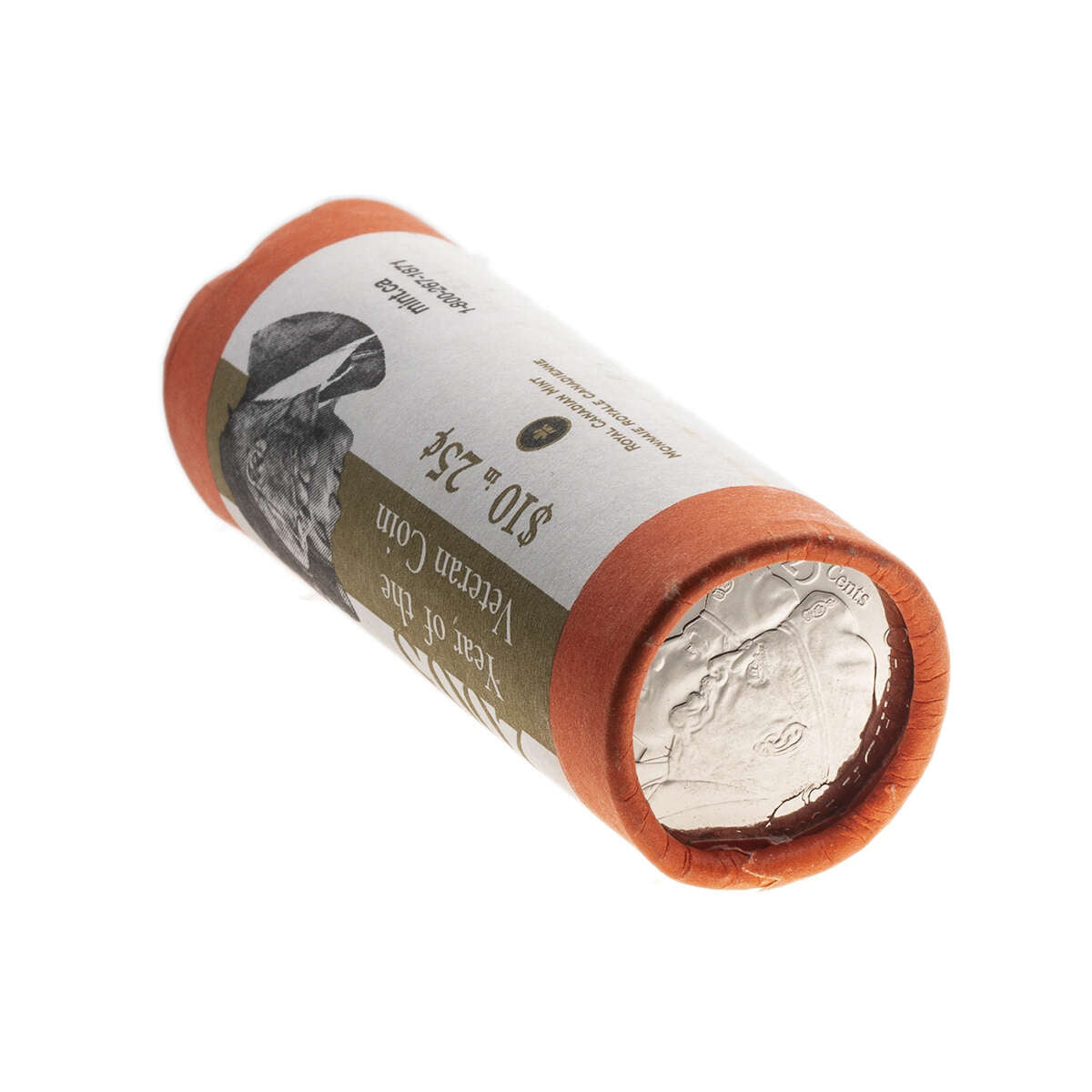 2005 25c Year of the Veteran Coin Roll