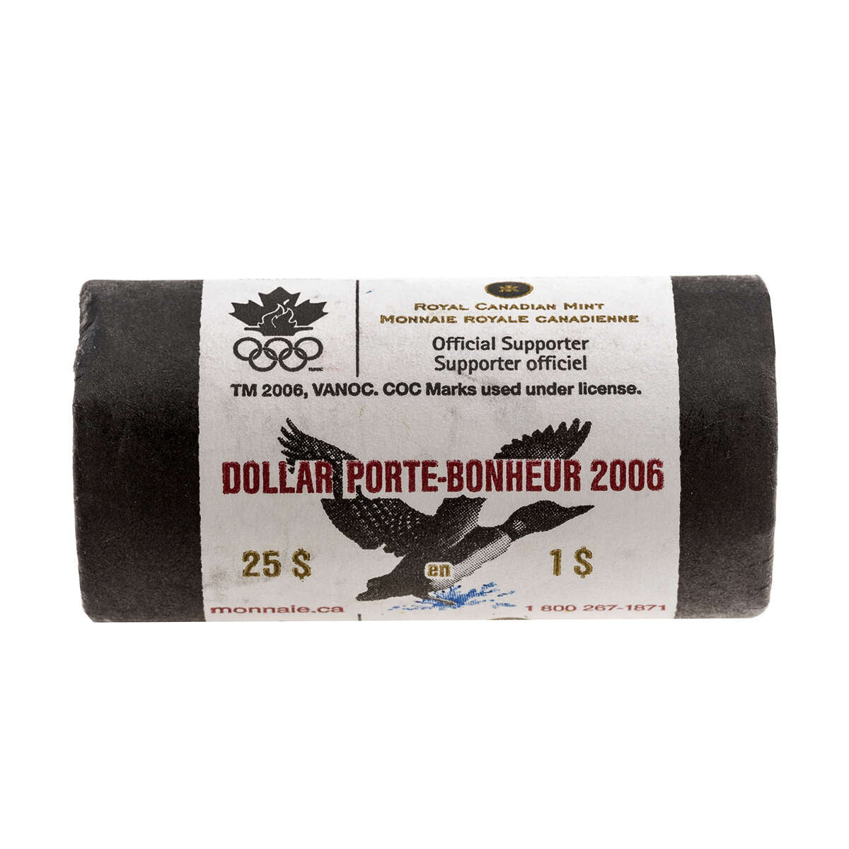 2006 $1 Olympic Lucky Loonie Roll