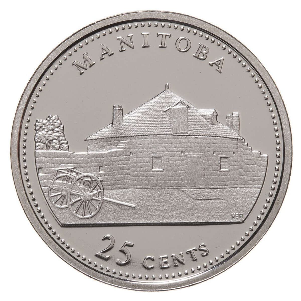 1992 25c 125th Anniversary of Canada Silver Proof: Manitoba