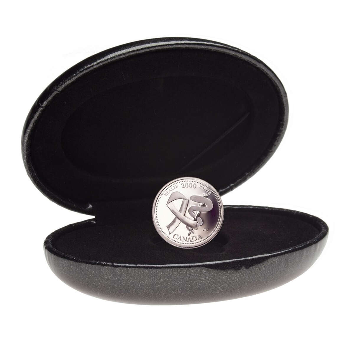 2000 25c April, Health - Millennium Silver Proof Sterling Silver Coin