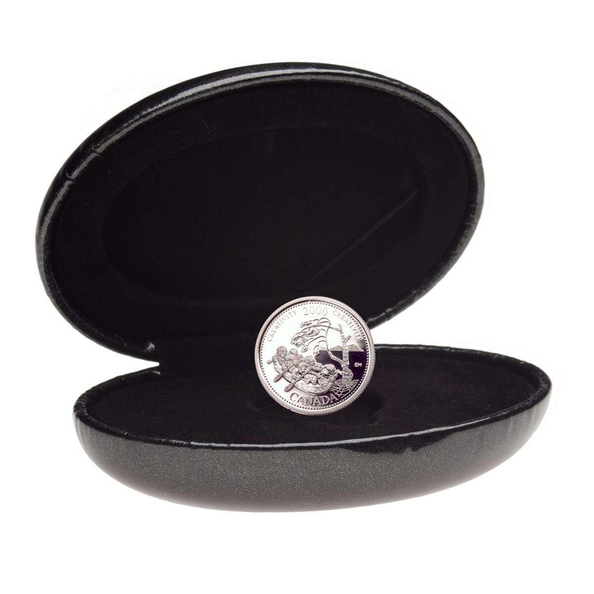 2000 25c October, Creativity - Millennium Proof Sterling Silver Proof Coin