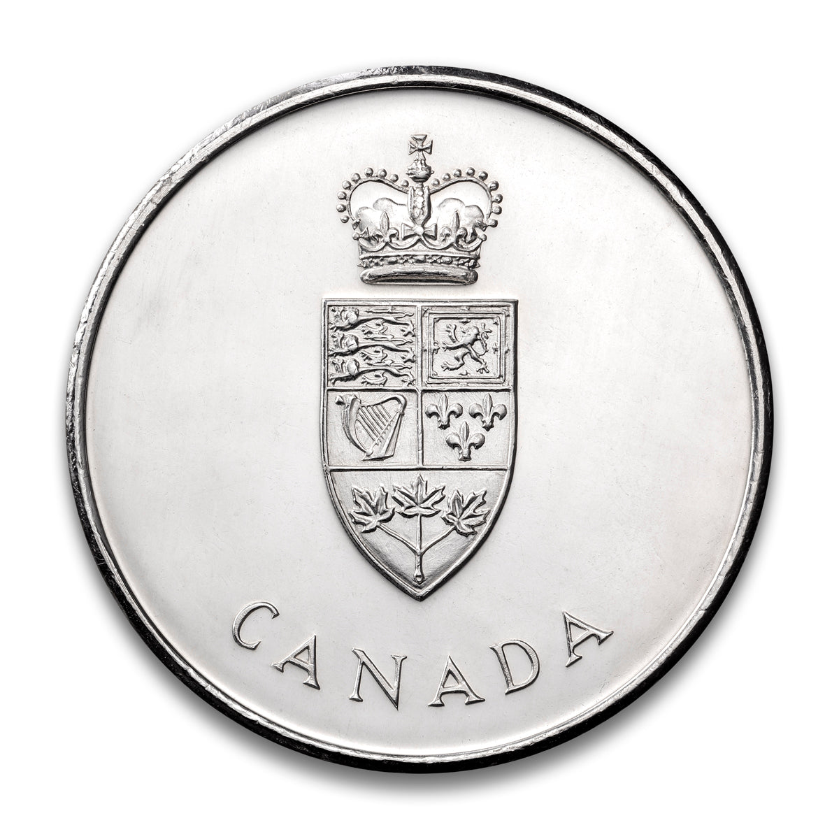 1967 Proof-like Coin Set with Confederation Medals in Custom Mahogany Display Case