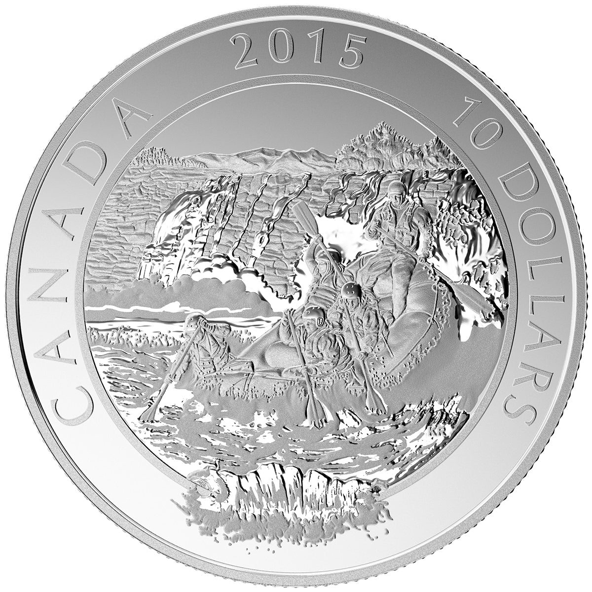 2015 $10 Adventure Canada - 5 Coins Pure Silver Set