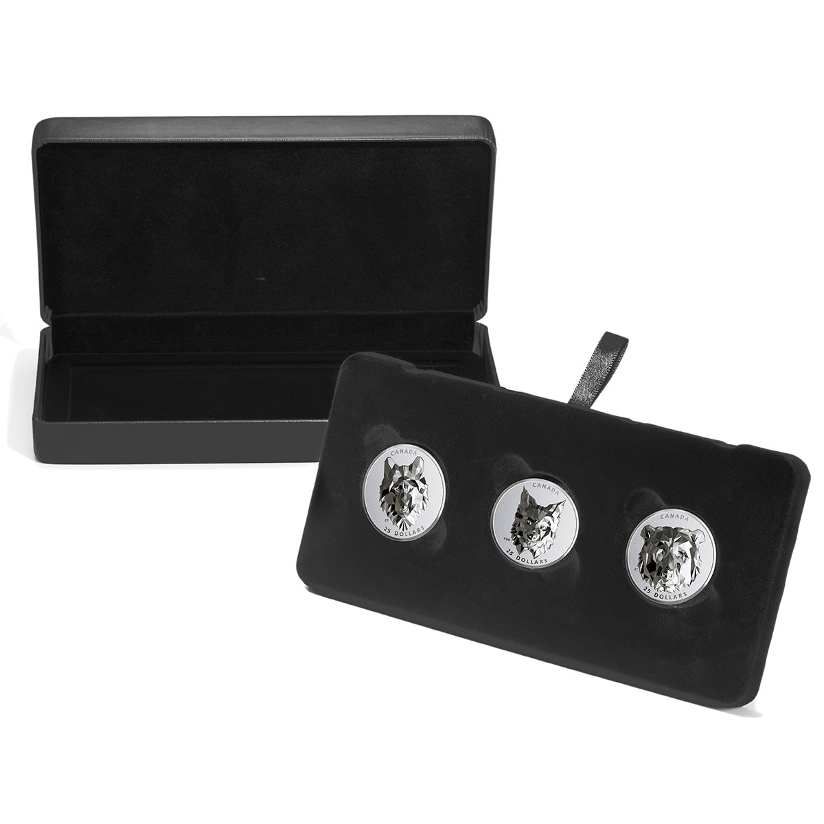 2019 $25 Multifaceted Animal Head - Pure Silver Set