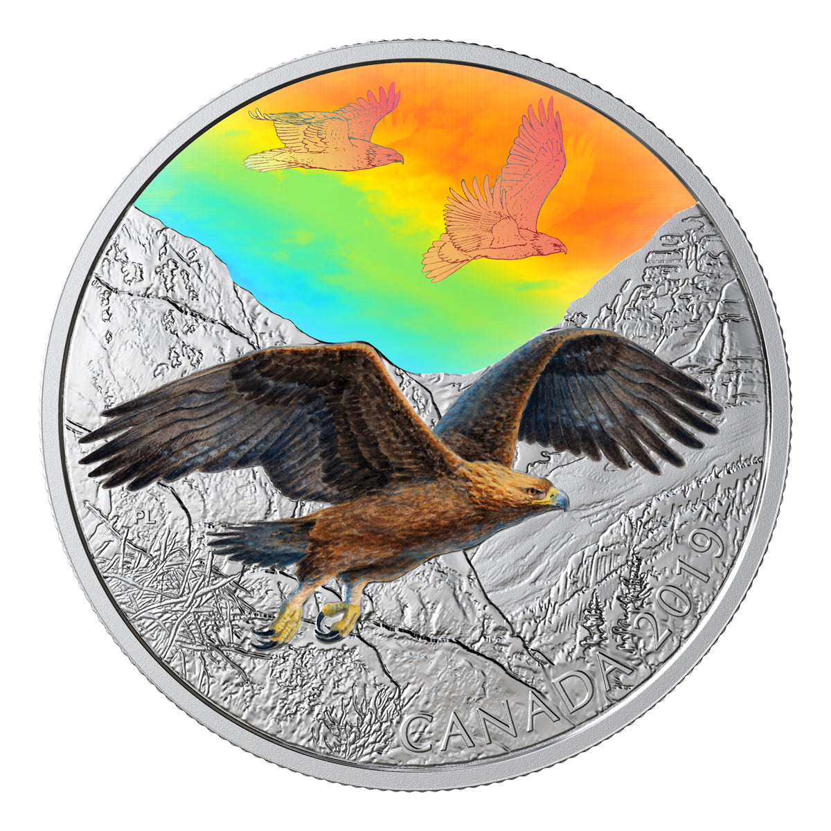 2019 $30 Majestic Birds in Motion - Pure Silver 3-Coin Set