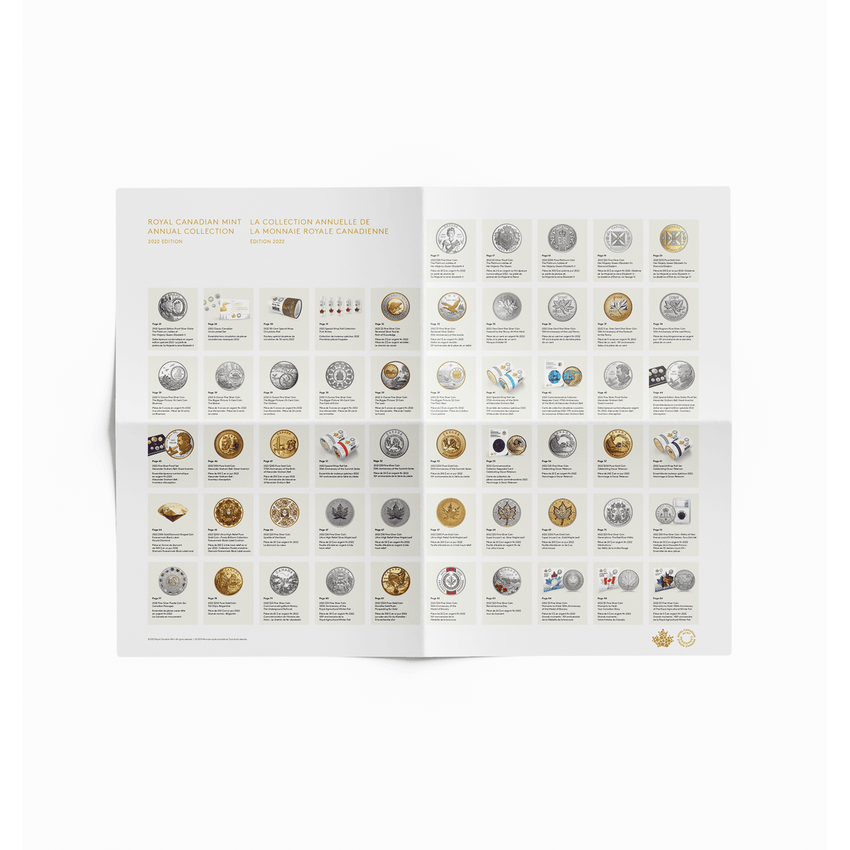 2022 Royal Canadian Mint Annual Collection Book