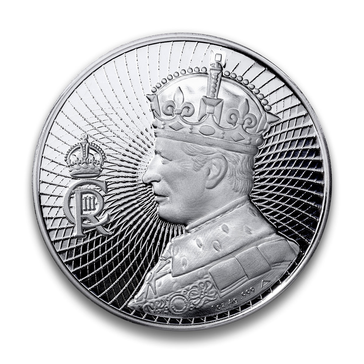 The Coronation of King Charles III One Ounce Fine Silver Medallion