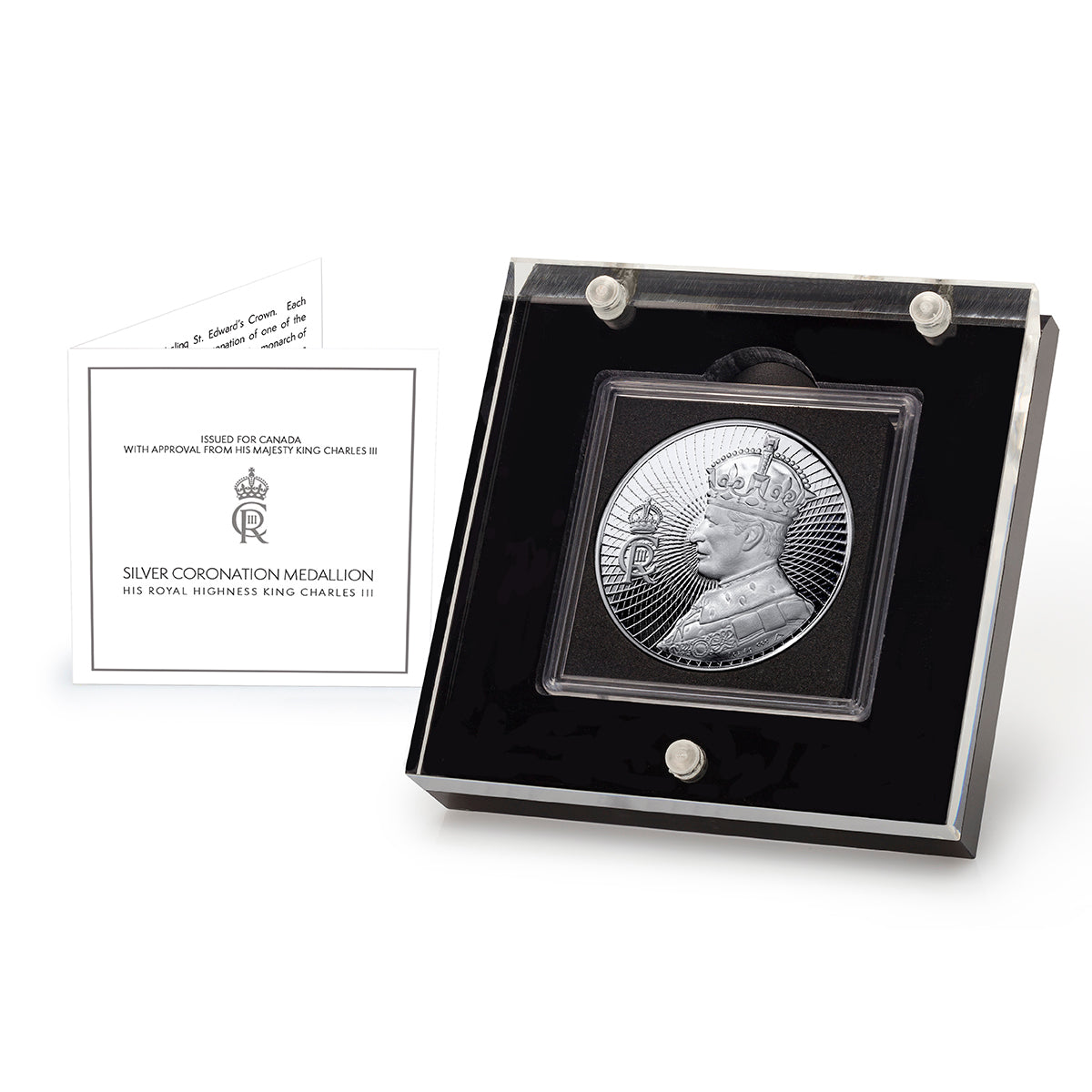 The Coronation of King Charles III One Ounce Fine Silver Medallion