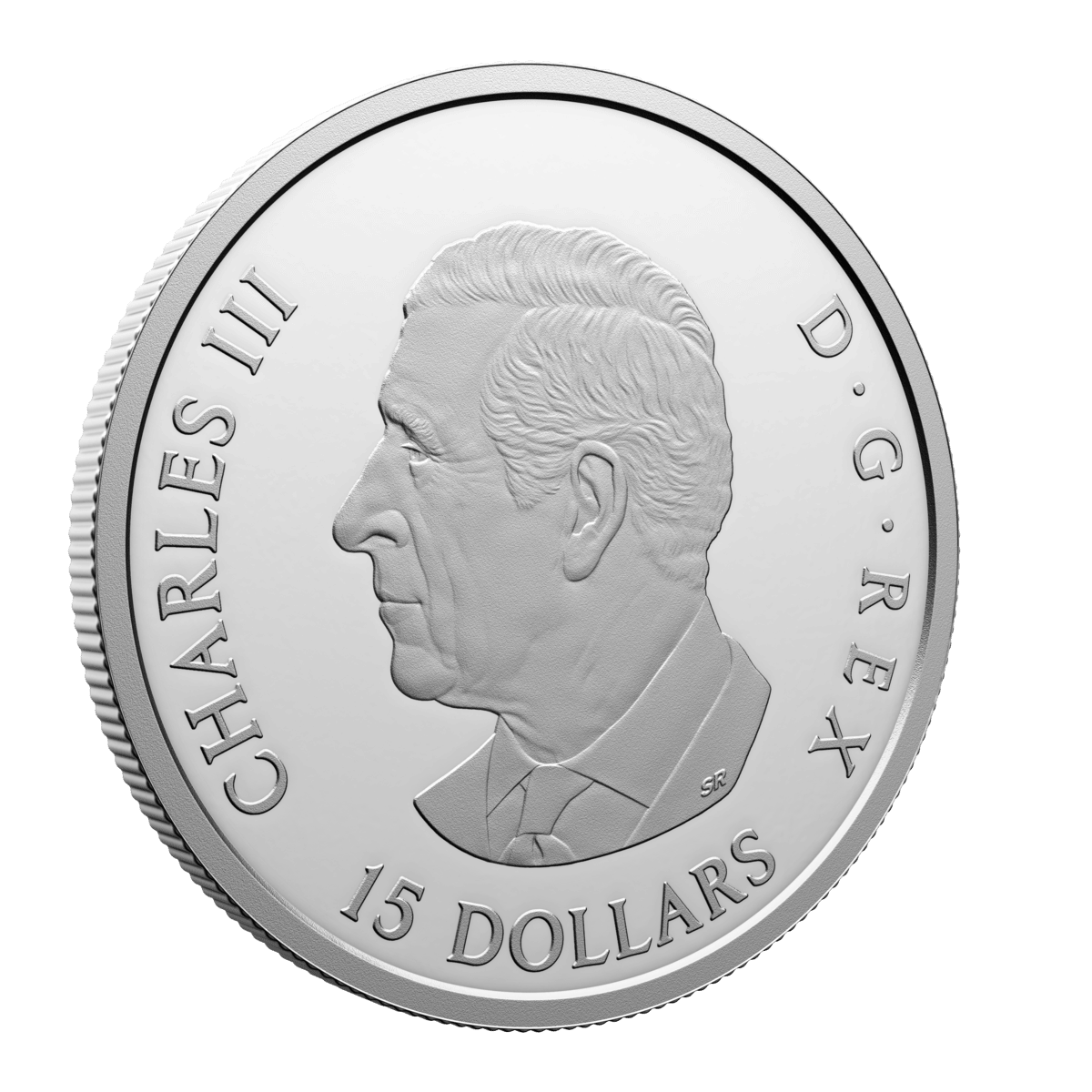 2025 $15 Tall Ships: Three-Masted Schooner - Pure Silver Coin