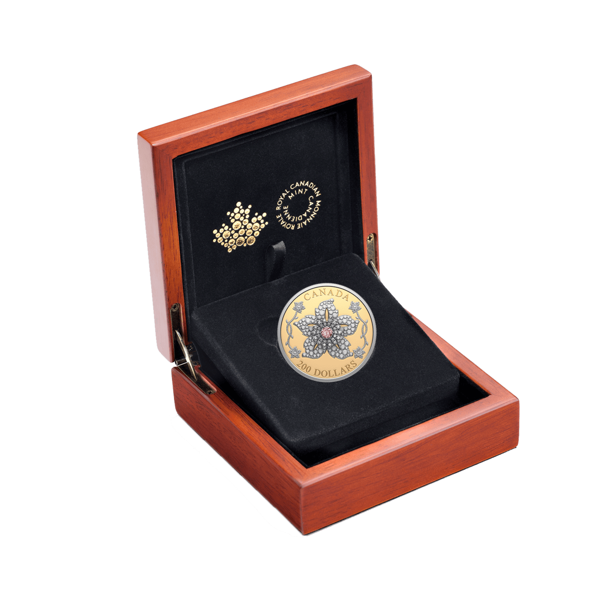 2025 $200 Williamson Diamond Brooch - Pure Gold Coin