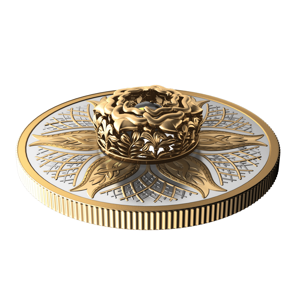 2025 $20 Dancing Ammolite: Elements of Nature Earth - Pure Silver Coin