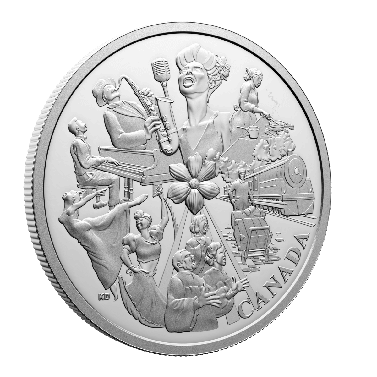 2025 $20 Commemorating Black History: Hogan's Alley - Pure Silver Coin