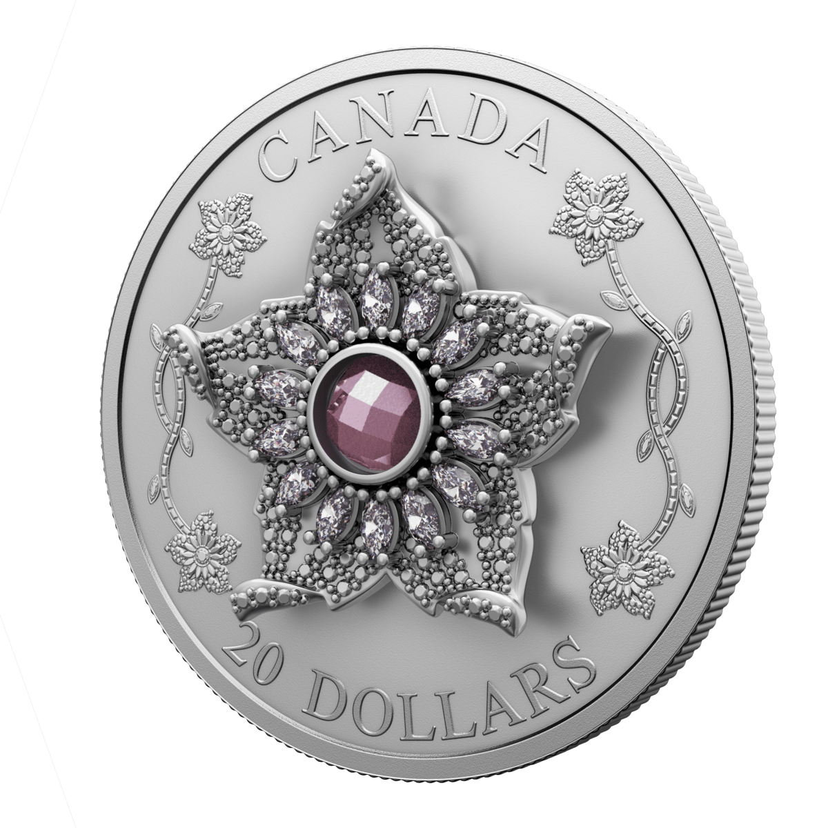 2025 $20 Williamson Diamond Brooch - Pure Silver Coin