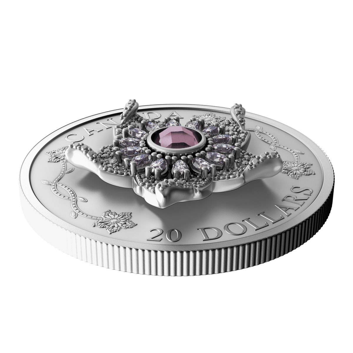 2025 $20 Williamson Diamond Brooch - Pure Silver Coin