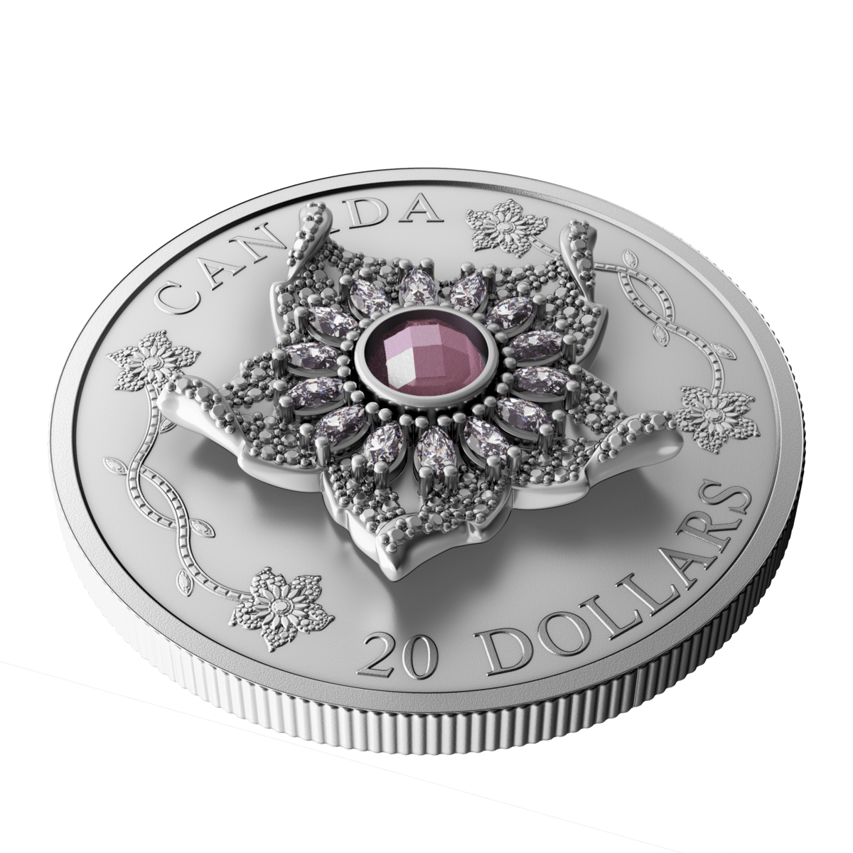 2025 $20 Williamson Diamond Brooch - Pure Silver Coin