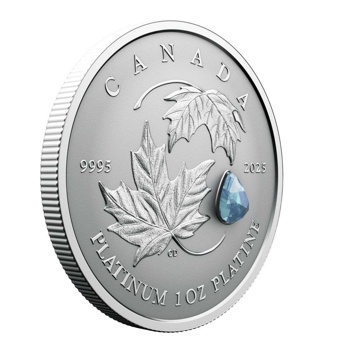 2025 $300 Maple Leaf Forever - Pure Platinum Coin